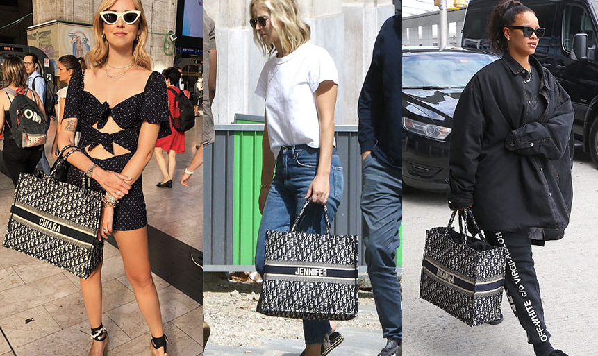 Dior Book Tote Bags